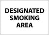 NMC M102RB-DESIGNATED SMOKING AREA, 10X14, RIGID PLASTIC (1 EACH)