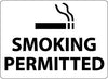 NMC M116RB-SMOKING PERMITTED, GRAPHIC, 10X14, RIGID PLASTIC (1 EACH)