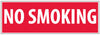 NMC M11R-NO SMOKING, 4X12, RIGID PLASTIC (1 EACH)