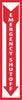 NMC M124R-EMERGENCY SHUT OFF, 18X4, RIGID PLASTIC (1 EACH)