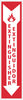 NMC M126R-FIRE EXTINGUISHER BILINGUAL, 18X4, RIGID PLASTIC (1 EACH)