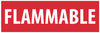 NMC M16R-FLAMMABLE, 4X12, RIGID PLASTIC (1 EACH)