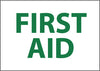 NMC M249R-FIRST AID, 7X10, RIGID PLASTIC (1 EACH)