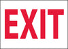NMC M24AB-EXIT, 10X14, .040 ALUM (1 EACH)