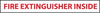 NMC M286P-FIRE EXTINGUISHER INSIDE, 2X16, PS VINYL (1 EACH)