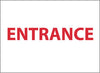 NMC M350PB-ENTRANCE, 10X14, PS VINYL (1 EACH)