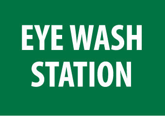 NMC M441R-EYE WASH STATION, 7X10, RIGID PLASTIC (1 EACH)