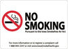 NMC M716PB-IOWA NO SMOKING (GRAPHIC), 10X14, PS VINYL (1 EACH)