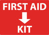 NMC M719RB-FIRST AID (ARROW) KIT, 10X14, RIGID PLASTIC (1 EACH)