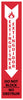 NMC M723R-EXTINGUISHER DO NOT BLOCK, BILINGUAL, 18X4, RIGID PLASTIC (1 EACH)