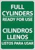 NMC M743PB-FULL CYLINDERS READY FOR USE, BILINGUAL, 14X10, PS VINYL (1 EACH)