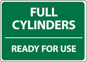 NMC M744RB-FULL CYLINDERS READY FOR USE, 10X14, RIGID PLASTIC (1 EACH)
