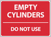 NMC M746PB-EMPTY CYLINDERS DO NOT USE, 10X14, PS VINYL (1 EACH)