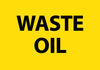 NMC M751RB-WASTE OIL, 10X14, RIGID PLASTIC (1 EACH)