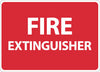 NMC M754RB-FIRE EXTINGUISHER, 10X14, RIGID PLASTIC (1 EACH)