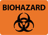 NMC M758RB-BIOHAZARD (SYMBOL), 10X14, RIGID PLASTIC (1 EACH)