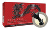 Microflex BD-1002-PF-M Medium Black 9 1/2" Black Dragon 4.7 mil Latex Ambidextrous Non-Sterile Medical Grade Powder-Free Disposable With Textured Finish And Standard Examination Beaded Cuff (100 Gloves Per Dispenser Box)  (1/BX)