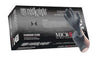 Microflex MK-296-S Small Black 9.645" MidKnight 4.7 mil Nitrile Ambidextrous Non-Sterile Medical Grade Powder-Free Disposable Gloves With Fully Textured Finish And Standard Examination Beaded Cuff (100 Each Per Box)  (1/BX)