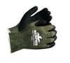 Memphis 9389L Large KS-5 13 Gauge Cut Resistant Black Latex Dipped Palm And Finger Coated Work Gloves With Kevlar Nylon Liner And Knit Wrist  (1/PR)