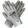 Memphis 9676M Medium UltraTech 13 Gauge Cut Resistant Gray Polyurethane Dipped Palm And Finger Coated Work Gloves With Dyneema Liner And Knit Wrist  (1/PR)