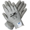 Memphis 9676XS X-Small UltraTech 13 Gauge Cut Resistant Gray Polyurethane Dipped Palm And Finger Coated Work Gloves With Dyneema Liner And Knit Wrist  (1/PR)