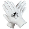 Memphis 9677L Large UltraTech 13 Gauge Cut Resistant White Polyurethane Dipped Palm And Finger Coated Work Gloves With Dyneema Liner And Knit Wrist  (1/PR)