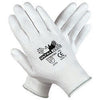Memphis 9677M Medium UltraTech 13 Gauge Cut Resistant White Polyurethane Dipped Palm And Finger Coated Work Gloves With Dyneema Liner And Knit Wrist  (1/PR)