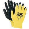 Memphis 9693S Small UltraTech 13 Gauge Cut Resistant Black Nitrile Dipped Palm And Finger Coated Work Gloves With Seamless Kevlar Liner And Knit Wrist  (1/PR)