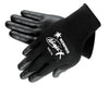 Memphis N9674S Small Ninja X 15 Gauge Black Nitrile, Polyurethane And Bi-Polymer Dipped Palm And Fingertip Coated Work Gloves With Lycra And Nylon Liner And Knit Wrist  (1/PR)