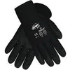 Memphis N9690M Glove Medium Black Ninja ICE 7 Gauge Acrylic Terry Lined General Purpose Cold Weather Gloves With Knit Wrist, 15 Gauge Nylon Shell And HPT Coated Palm And Fingertips  (1/PR)