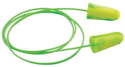 Moldex 6622 Universal Single Use Goin' Green Tapered Foam Corded Earplugs (100 Pair Per Box)  (1/BX)