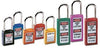 NMC MP410O-PADLOCK, XENOY, ORANGE, 1 3/4'' BODY, 1 1/2'' SHACKLE (1 EACH)