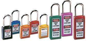 NMC MP411P-PADLOCK, XENOY, PURPLE, 3'' BODY, 1 1/2'' SHACKLE (1 EACH)