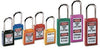 NMC MP411O-PADLOCK, XENOY, ORANGE, 3'' BODY, 1 1/2'' SHACKLE (1 EACH)