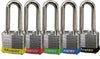 NMC MPLW-PADLOCK, LAMINATED, WHITE, 1 1/2'' SHACKLE (1 EACH)