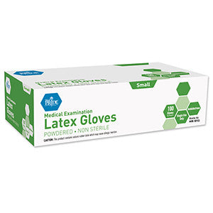 MedPride 50153 Latex Exam Pwd. glove  Sm  (Case of 10 Boxes of 100)