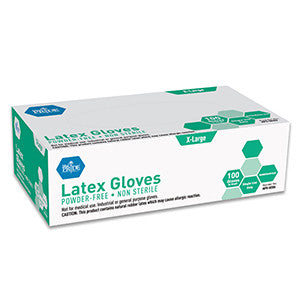 MedPride 50306 Latex gP. P.F. glove  XL  (Case of 10 Boxes of 100)