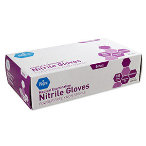 MedPride 50503 gloves Powder Free Nitrile Exam Small (Case of 10 Boxes of 100)