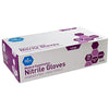 MedPride 50505 gloves Powder Free Nitrile Exam Large (Case of 10 Boxes of 100)