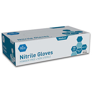 MedPride 50704 Nitrile P.F. glove  M  (Case of 10 Boxes of 100)