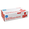 MedPride 51004 gloves Exam Stretch Vinyl Pwd Free Medium (Case of 10 Boxes of 100)