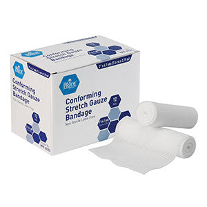 MedPride 60303 Stretch gauze Bandage Roll   N/S  3'' (Case of 8 Boxes of 12)