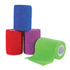 MedPride 65013 Self-Adherent Wrap,3''X5 YdsRainbow(4/Color) (24 ROLLS PER CASE)