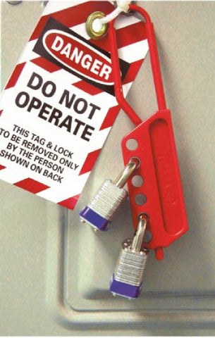 NMC MS01-HASP, SAFETY LOCKOUT, NYLON (1 EACH)