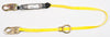 MSA 10113157 6' Workman Single Leg Energy-Absorbing Adjustable Lanyard With 36C Snap Hook Harness, Anchorage Connections And Tie-Back Connection  (1/EA)