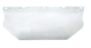 MSA 10115836 V-Gard 8'' X 17'' X .04'' Clear Polycarbonate Contoured Facesheild (1/EA)