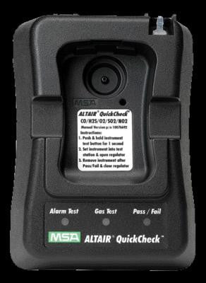 MSA 10076692 Oxygen/Carbon Monoxide/Hydrogen Sulfide/Sulfur Dioxide/Nitrogen Dioxide ALTAIR North American Version QuickCheck Station With Manual Regulator For Use With ALTAIR Pro Single Gas Detector  (1/EA)