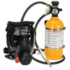 MSA 10092038 PremAire Cadet Escape Supplied Air Respirator With Medium Rubber Advantage 4000 Facepiece, Net Head Harness, 15 Minute Aluminum Cylinder, Hansen Fittings And Nylon Strap Carrier  (1/EA)