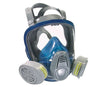 MSA 10028995 Medium Black Silicone Advantage 3230 Full Face Respirator With Rubber Head Harness  (1/EA)