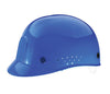 MSA 10033650 Blue HDPE Vented Style Bump Cap With Pinlock Suspension And Low Profile Crown And Perforated Sides  (1/EA)